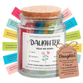 Mothers Day Gifts for Daughter, Daughter Birthday Gifts from Mom Dad, First Communion Baptism Gift for Girl, Graduation Gift Christian Bible Verse Jar for Women, Easter Basket Stuffers for Teens