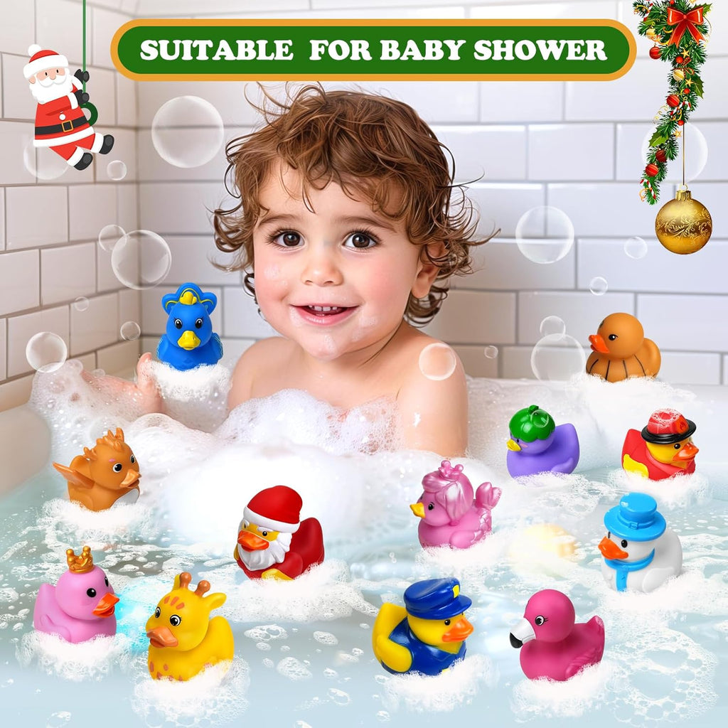Rubber Duck Advent Calendar 2025 - 24 Days of Fun Christmas Countdown Toys for Kids