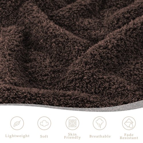 Exclusivo Mezcla Fleece King Size Bed Blanket, Ultra Soft, Lightweight and Fuzzy Coffee Blanket for Women, Home Decor, 90x104 Inches