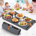 WarmMate Food Warming Mat，Electric Warming Tray with 9-Level Temperature Precision Control, 6H Timer,8s Full Surface Rapid Heating, Ideal for Buffets, Parties & Gatherings (Roll-Up Design，Dark Grey)