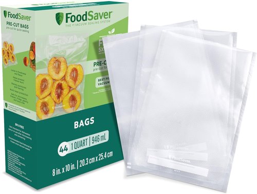 FoodSaver Vacuum Sealer Bags - Airtight Food Storage Rolls & Precut 1-Pint BPA-Free Bags