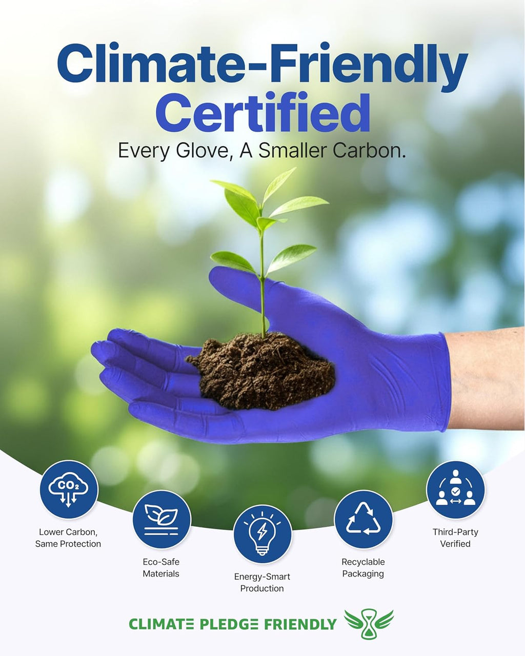 Schneider Nitrile Exam Gloves - Dark Blue Disposable, Latex-Free & Powder-Free | Food Safe for Cooking & Household Use
