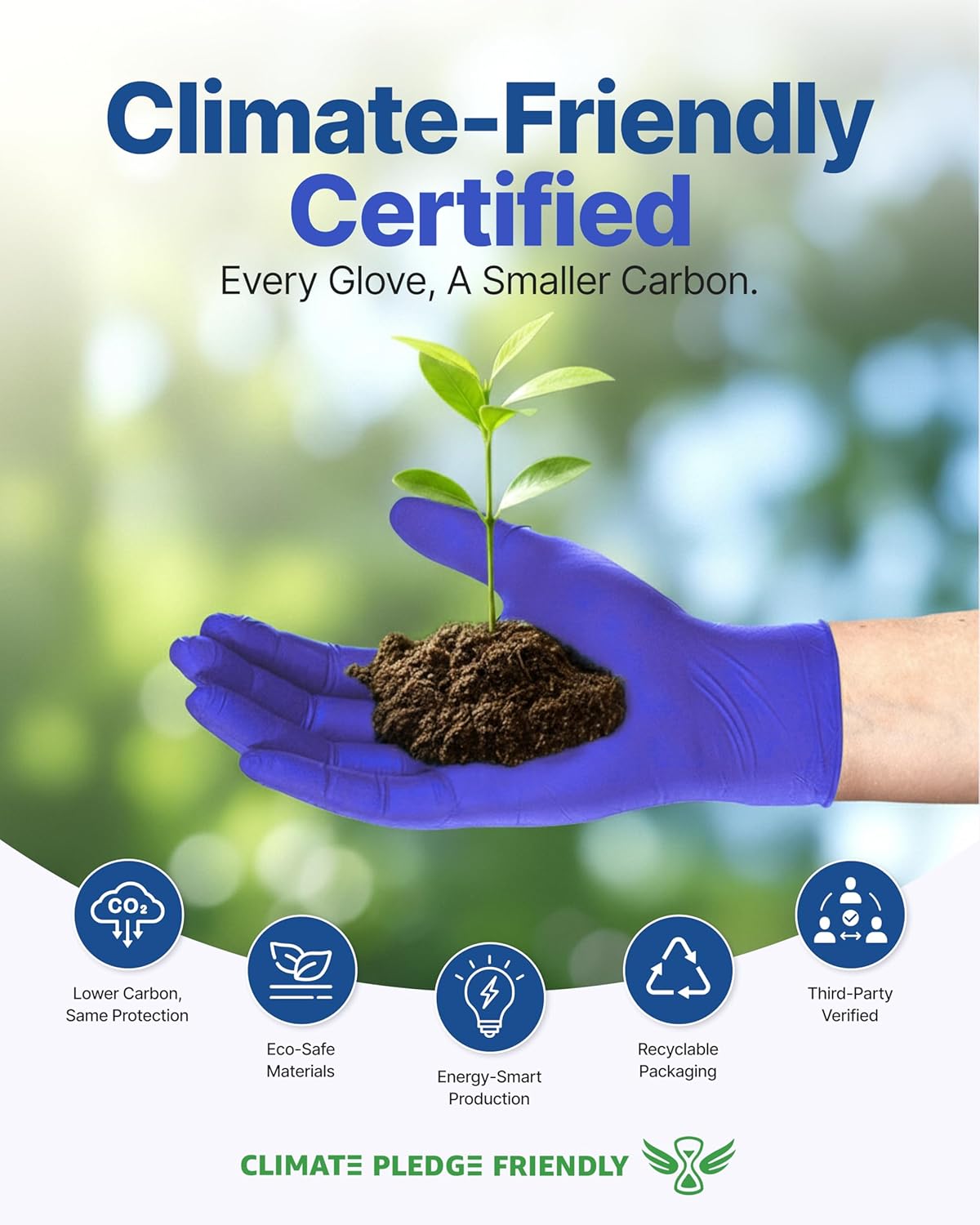 Schneider Nitrile Exam Gloves - Dark Blue, Disposable, Latex-Free & Powder-Free for Food Safety