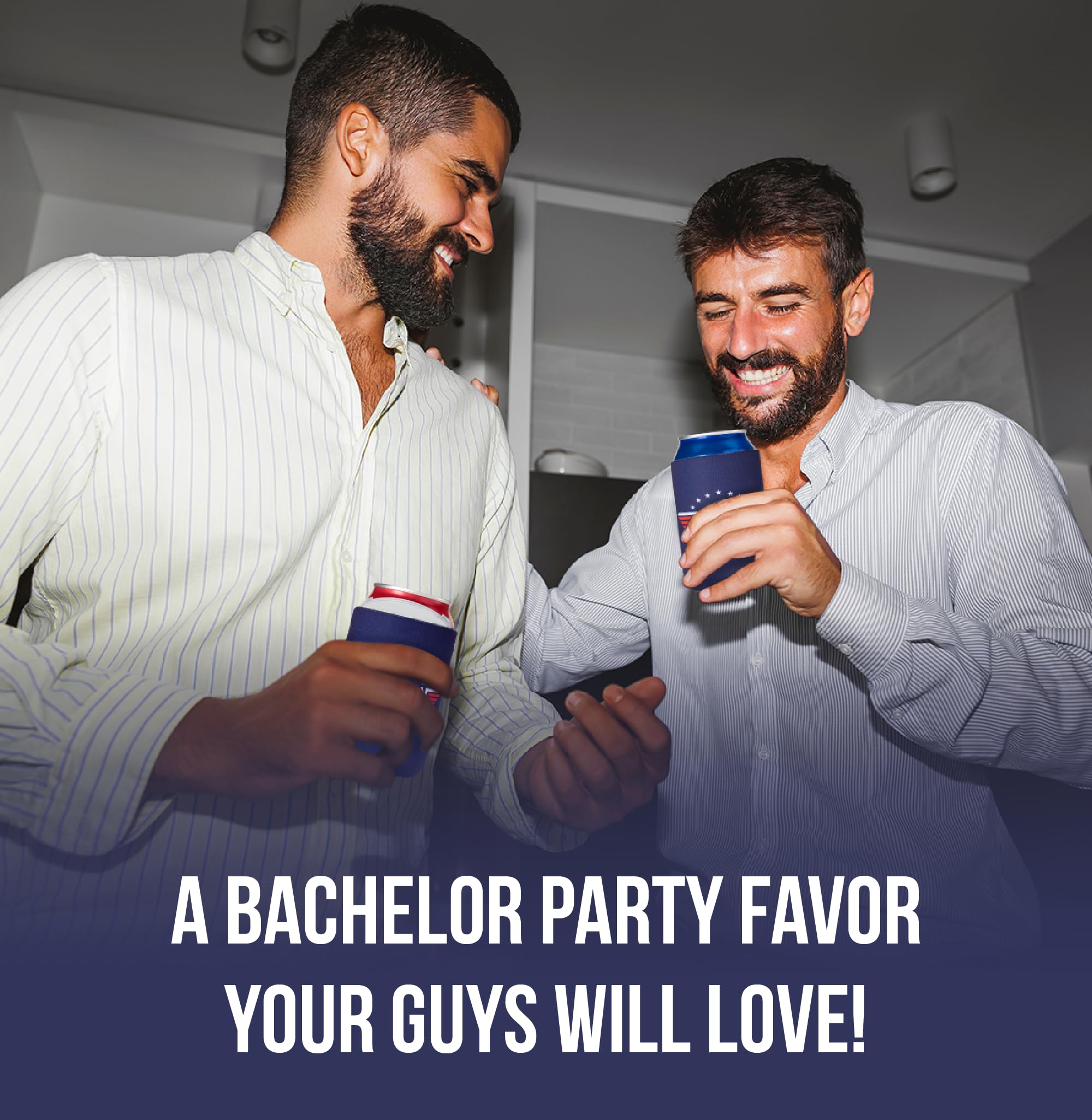 Bachelor Party Favors Can Coolers (12 pack) Groomsman Gift for Wedding I Team Groom Gifts | Wedding Party Favors