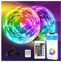 DAYBETTER LED Strip Lights - 130ft RGB Lighting for Bedroom & Desk | Remote Control & 24V Power Supply