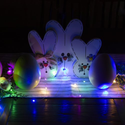 Hogg 12 Pack LED Fairy Lights - 7 ft, Centerpiece Table Decorations for Party, Small LED Lights Battery Operated, Center Pieces Decoration for Table, Battery Powered Firefly Fairylights, Warm White