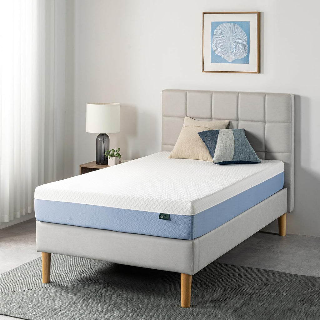 Zinus 8-Inch Twin Memory Foam Mattress - Cooling Comfort | Medium Feel, Fiberglass-Free, Safe Materials