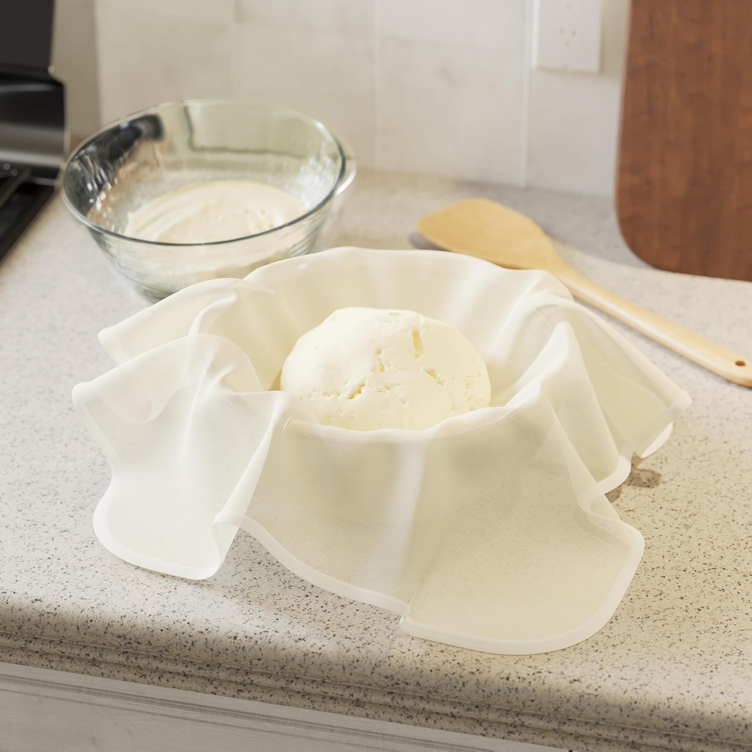 Skiennix 8-Pack Cheesecloth - 20x20 Inch Reusable Unbleached Cotton Strainer for Cooking & Baking
