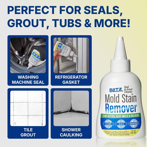 Heavy Duty Gel Cleaner - Thick Gel Formula for Tough Stains & Odors | Ideal for Bathrooms, Showers & Tiles