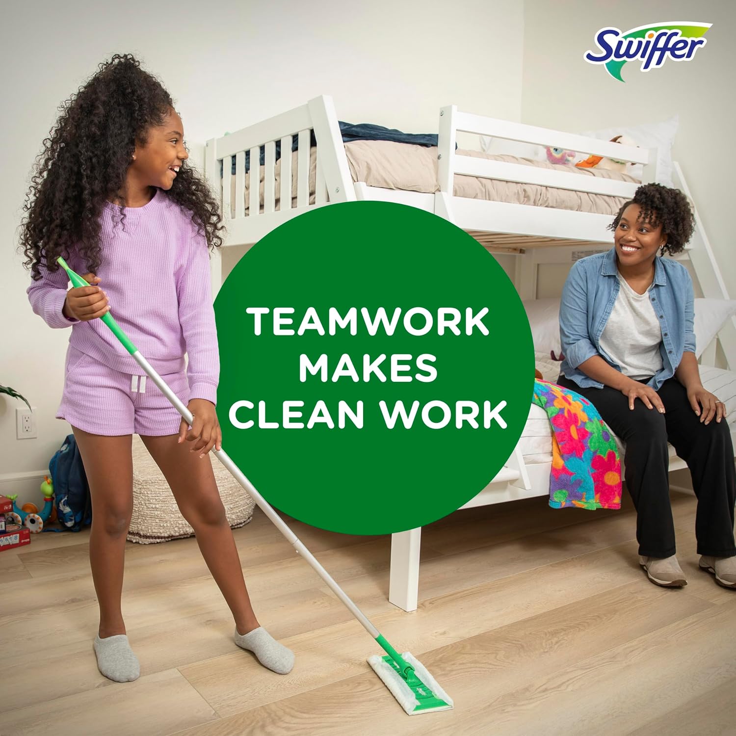 Swiffer Sweep + Mop Dry Pads Refill - Lavender Floor Cleaner for Dirt & Dust | 52 Count