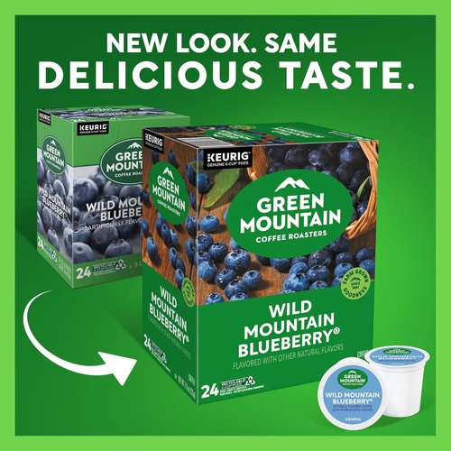 Green Mountain Coffee Roasters Wild Mountain Blueberry K-Cup Pods - Light Roast Coffee, 96 Count