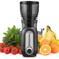 Zachvo Cold Press Juicer Machines, 5.8" Large Feed Chute Slow Masticating Juice Maker for Whole Vegetable and Fruit, Easy to Clean, 300W High Juice Yield - MP-802M (Black)
