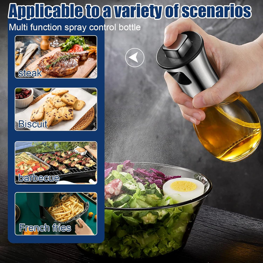 Skiennix Oil Sprayer - 200ML Fine Mist Cooking Dispenser for Olive, Avocado & Canola Oils | Essential Kitchen Gadget