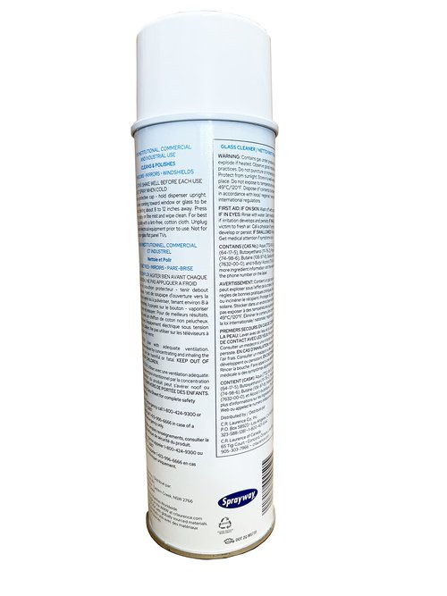 CRL S50 Sprayway Glass Cleaner (19 OZ Can) by CR Laurence