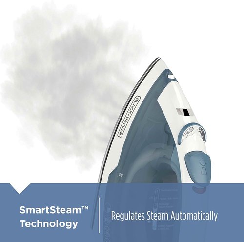 BLACK+DECKER Compact Steam Iron & Professional Iron Bundle - Easy to Use, Efficient Performance