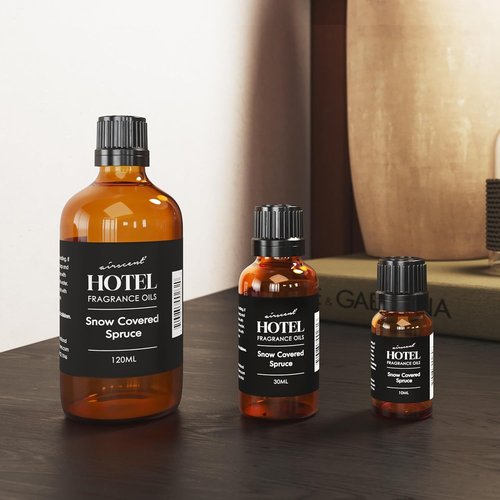AirScent Holiday Diffuser Oil - Premium Snow Covered Spruce Fragrance for Diffusers | 10ml Glass Dropper Bottle