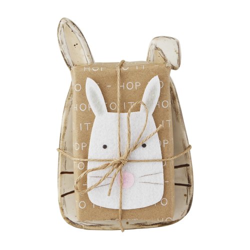 Mud Pie Easter Dish Soap Set, Bunny, 4.85" x 3.12"