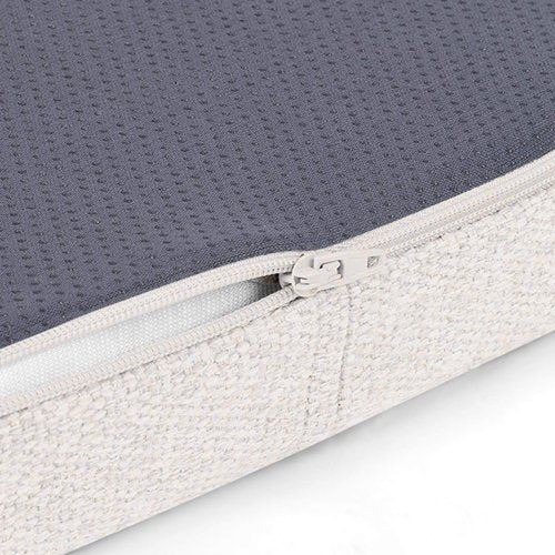 Shinnwa Kitchen Chair Cushions Set of 4, Dining Room Chairs Cushions with Ties, Indoor Seat Pads, 4 Pack, 15 x 15.5 inches, Off White
