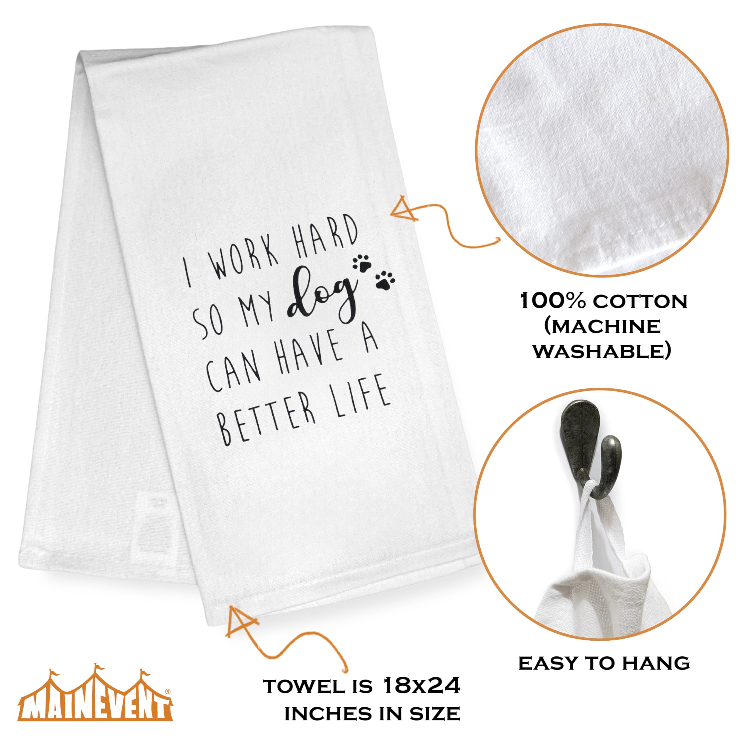 MAINEVENT I Love You to a Galaxy Far Far Away Kitchen Towel 18x24 Inch, S Wars Dish Towel