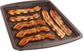 Regine Switzerland Nonstick Cookie Sheet Set - 2-Piece Brown Marble Carbon Steel Pan & Cooling Rack, Oven Safe Up to 450°F, Space-Saving Design