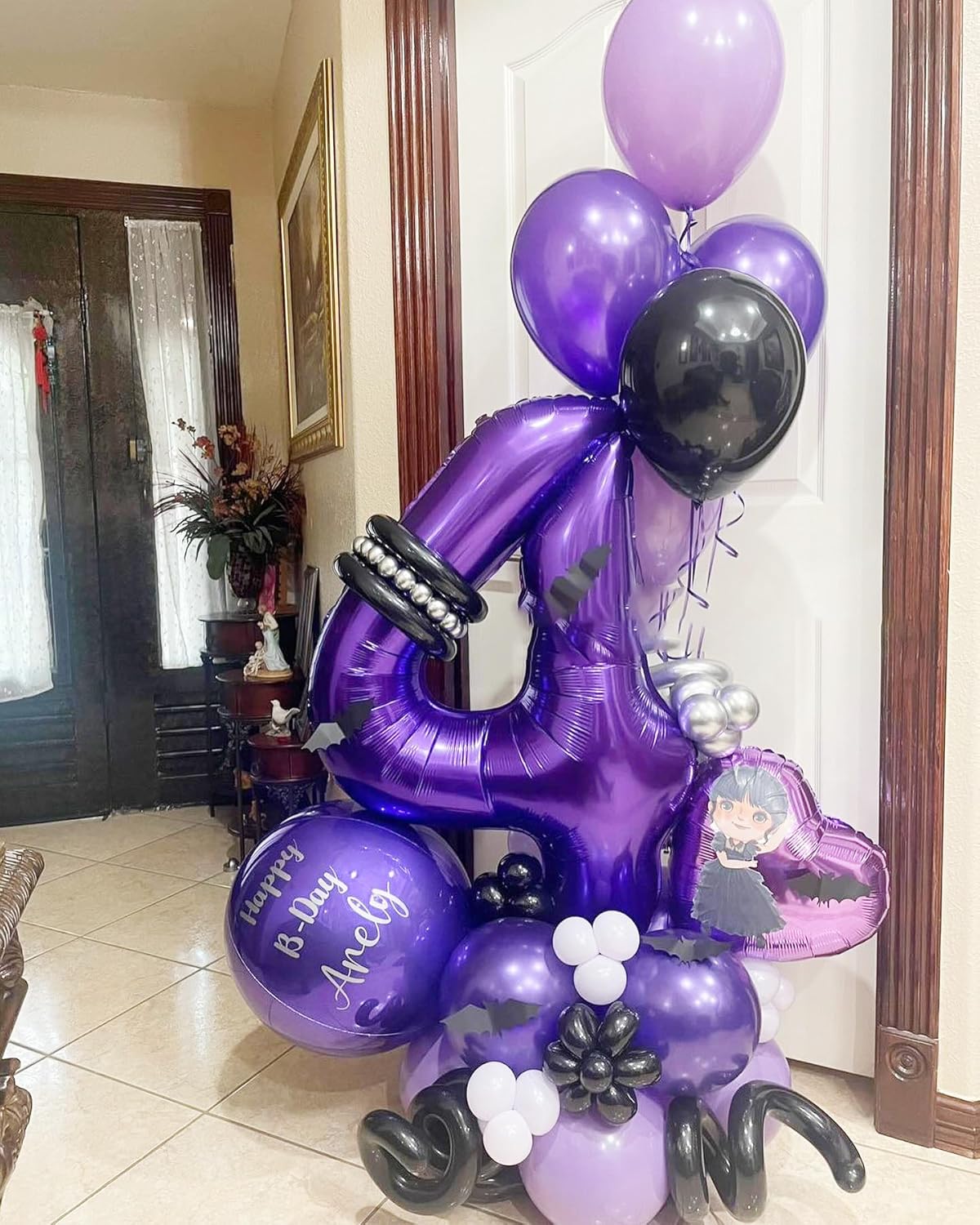Purple Number 11 Balloon - 40 Inch 11th Birthday Decoration for Girls & Boys Party Supplies