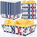 Rookie of The Year 1st Birthday Decorations - 50 Pack Baseball Party Supplies Set With Disposable Boats, Paper Food Serving Tray for Baseball Themed First Birthday Party