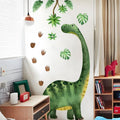 AOLTNRC Dinosaur Wall Decals for Boys Room, Large Dino Footprints Wall Stickers, Peel and Stick Kids Baby Nursery Wall Decor Murals Bedroom Home Decor (Green)