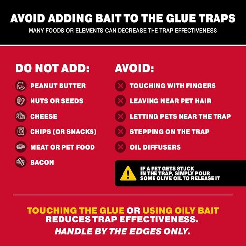 Catchmaster Max-Catch Mouse & Insect Glue Trap - 36 Pack Sticky Pest Control Boards for Home