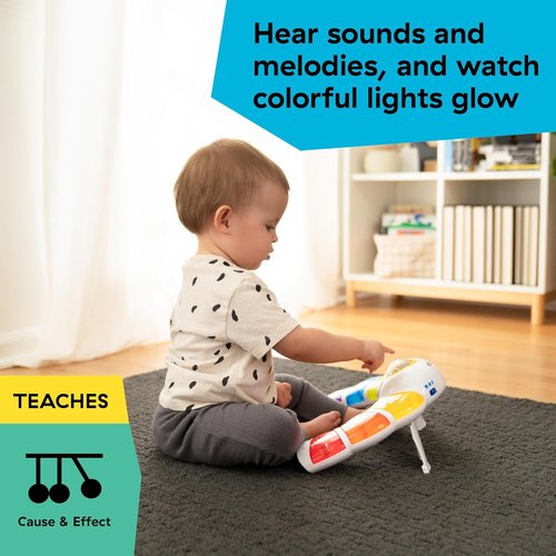 Baby Einstein Glow & Discover Light Bar - Musical Activity Station for Infants 3 Months+