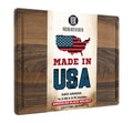 Walnut Wood Cutting Board - Made in USA - Reversible - by Virginia Boys Kitchens