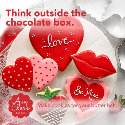 LOVE Word Valentine's Day Cookie Cutter, 3.25" Made in USA by Ann Clark