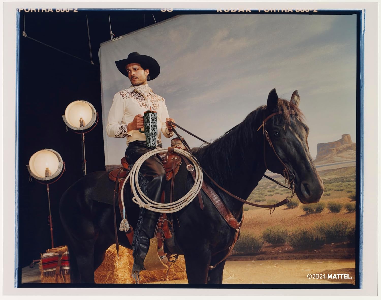 Stanley x Barbie™ 40 Oz Quencher - Retro '80s Western Ken Design for Hydration