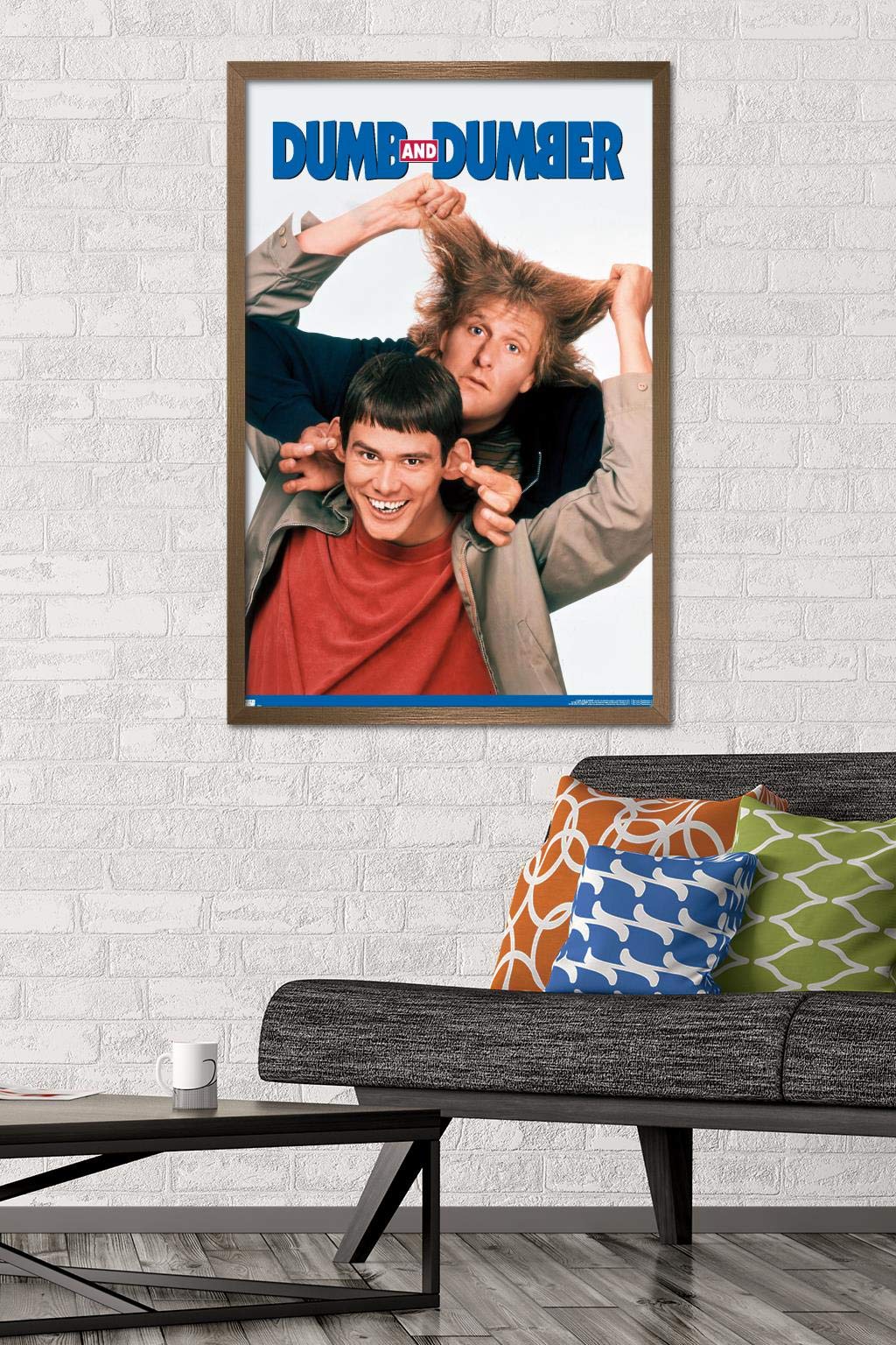 Trends International Dumb and Dumber - Together Wall Poster, 22.375" x 34", Bronze Framed Version
