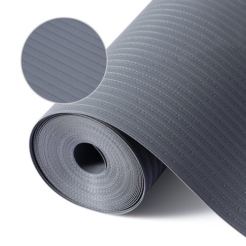 Shelf Liners for Kitchen Cabinets, 22Inch x 30Ft, Non Adhesive Shelf Liner, Non-Slip Kitchen Drawer Liners, Waterproof Durable Cabinet Liners for Shelves, Refrigerator, Pantry, Dark Gray