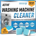 Eco-Friendly Washing Machine Cleaner Tablets | 24 Pack Deep Cleaning for HE Front & Top Load Washers