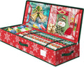 StorageRight Wrapping Paper Organizer - Holiday Gift Storage Box for Snowflake/Red Paper Ornaments