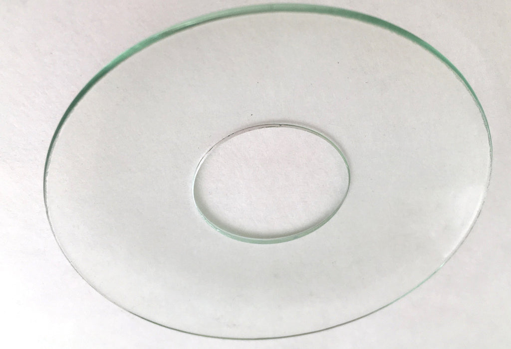 Biedermann & Sons Plain Glass Candle Wax Bobeches, Clear, 2.75 Inch - Set of 2