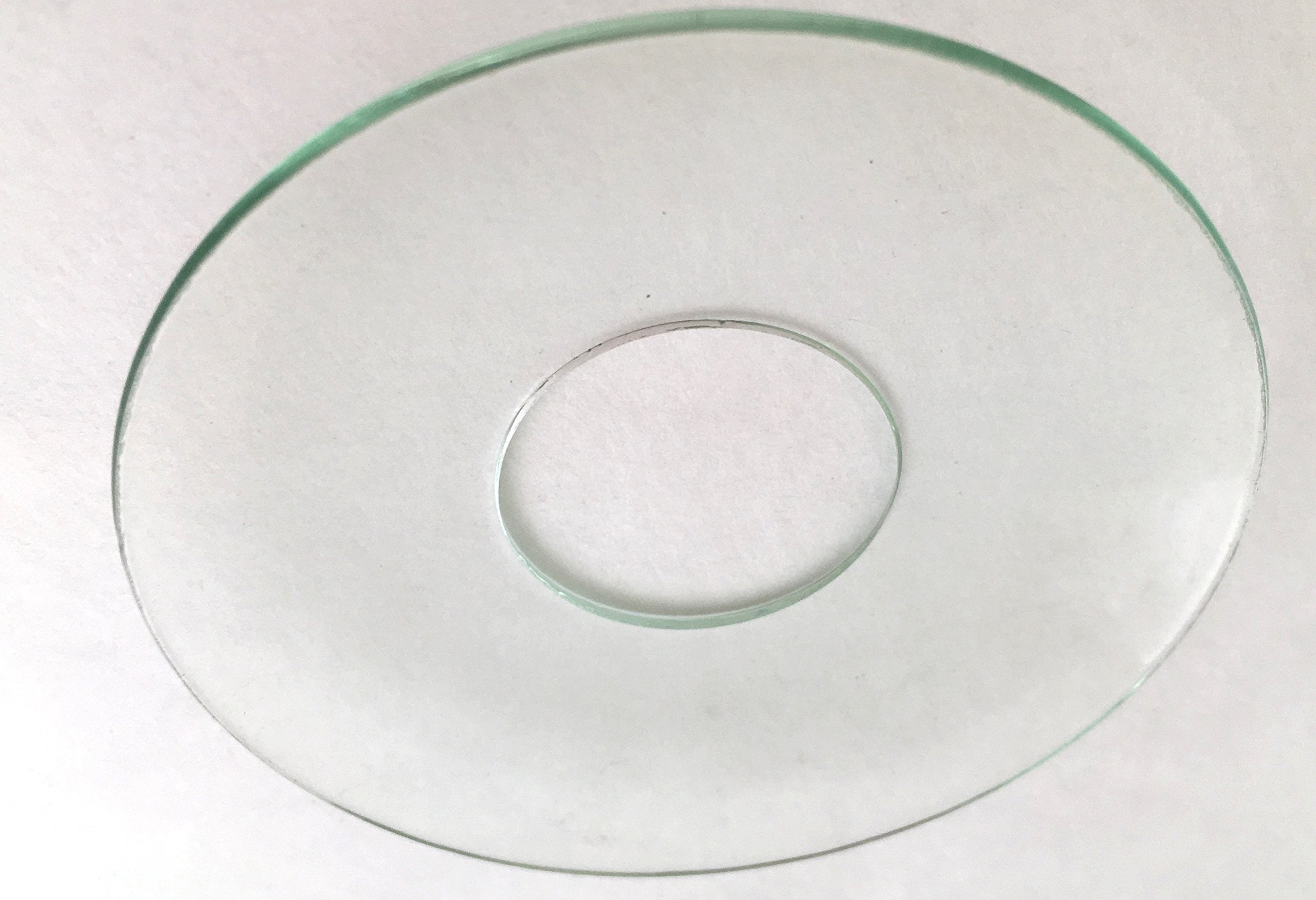 Biedermann & Sons Plain Glass Candle Wax Bobeches, Clear, 2.75 Inch - Set of 2