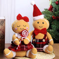 BWFY Gingerbread Man Christmas Decorations - Festive Indoor Ornaments for Holiday Home Decor | 2PC Set