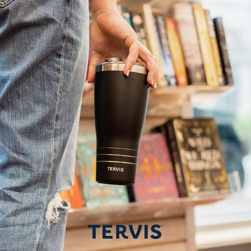 Tervis Traveler Skeleton Dance Made in USA Double Walled Insulated Tumbler Travel Cup Keeps Drinks Cold & Hot, 30oz, Stainless Steel
