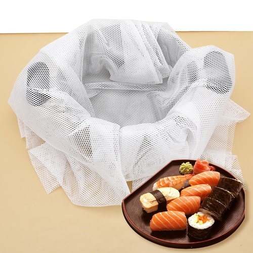 Rice Net 47" X 39" Sushi Cooking Net Mesh, Rice Steamer Cloth Nylon Cooking Napkin Non-Stick Rice Cooker Steam Reusable Cooking Steam Cloth Rice Net Napkin Bamboo Steamer Mat Cloth