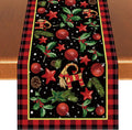 Yule Table Runner by Scandinavian Designs - Festive Pagan Christmas Decor | 13x72'' Mistletoe Design