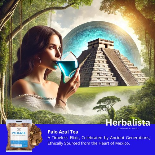 Herbalista - Premium Palo Azul Tea 4 oz (113g) | Kidney Wood Blue Stick Herbal Tea | Natural Kidney Support & Teatox | 60+ Cups | Loose Bark Resealable Bag Wildcrafted