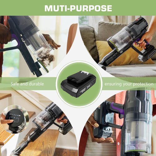 Remate 3.0Ah 24V Battery for Bissell Cleanview XR Series Cordless Vacuum Cleaner Replacement for CleanView XR 4054 Battery Compitable with 3789U,3797V