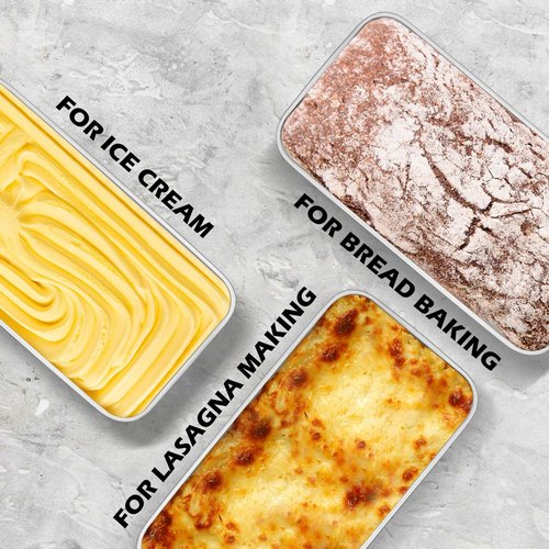Leonyo 12 Pack Loaf Pans for Baking Bread, 9IN x 5IN Stainless Steel Loaf Bread Pans Set for Homemade Meatloaf, Bananas, Brownies, Lasagnas, Dishwasher Oven Safe