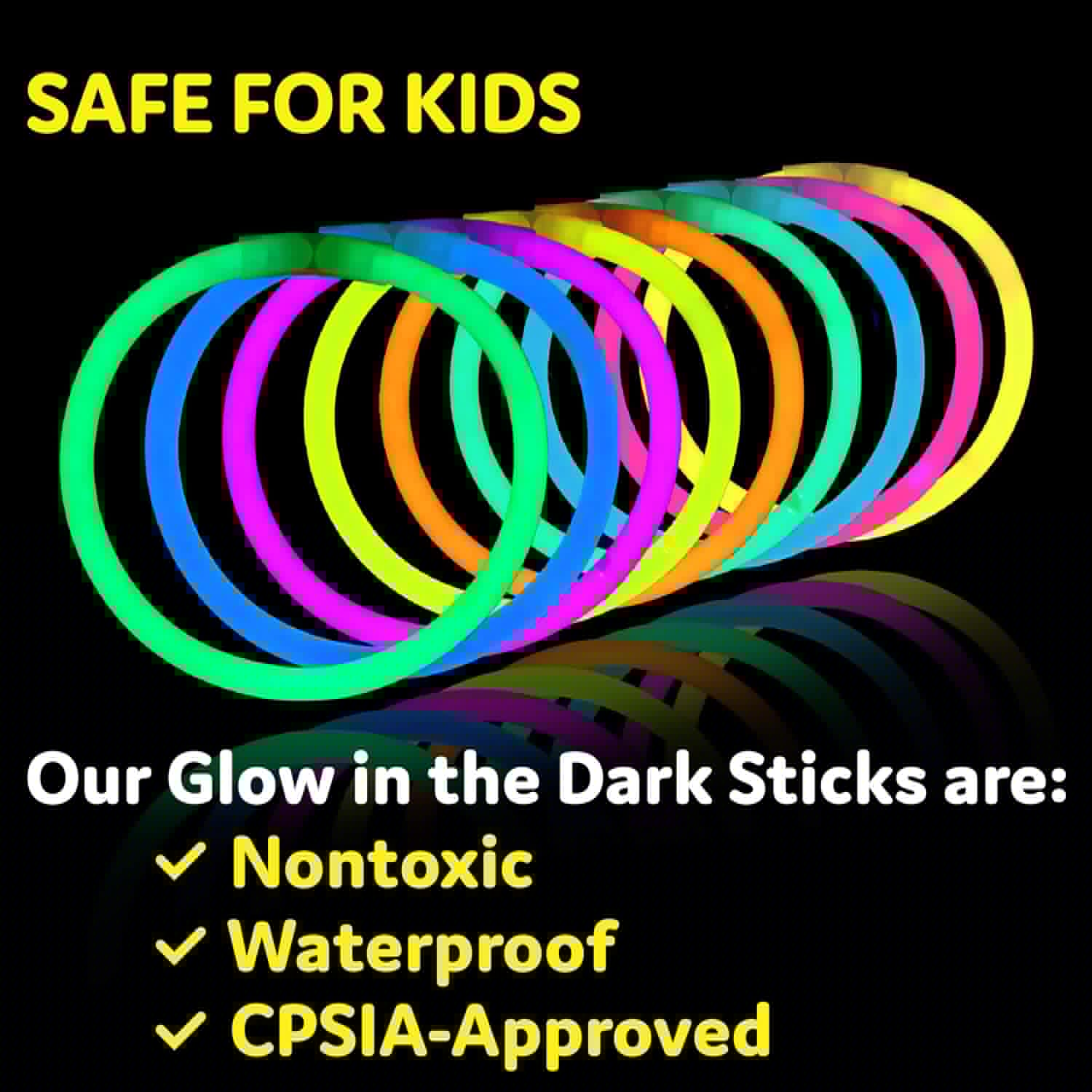 PartySticks Glow Sticks - Vibrant Bulk Party Favors for Unforgettable Celebrations
