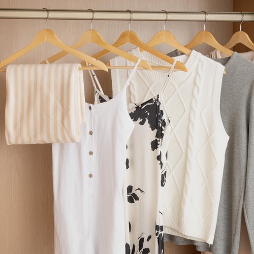 GRANNY SAYS Clothes Hangers for Closet, 30 Pack Wood Hanger, Heavy Duty Wooden Hangers for Coats, Suits, Pants, Natural Wood Color