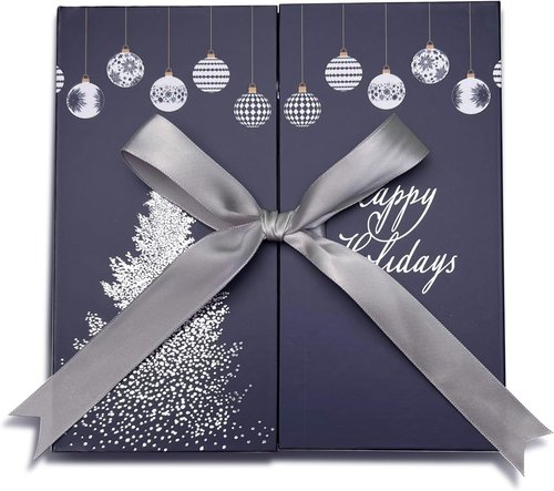 Five Day Jewelry Advent Calendar - Gold Plated Hoop Earrings, Sapphire Studs & Sterling Silver Set