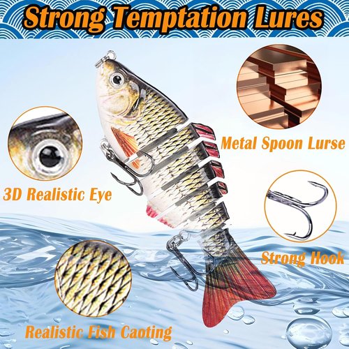2026 Fishing Advent Calendar - Premium 24-Day Lure Countdown Set for Anglers | Perfect Christmas Gift for Fishing Enthusiasts