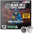 Black Rifle Coffee Company Dark Chocolate K-Cups, Rounds 12-count– Rich Dark Chocolate Favor Blended with Bold Roast in Convenient Pods